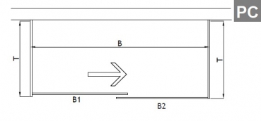 S-180 - Set U  PC, L = 1800 mm